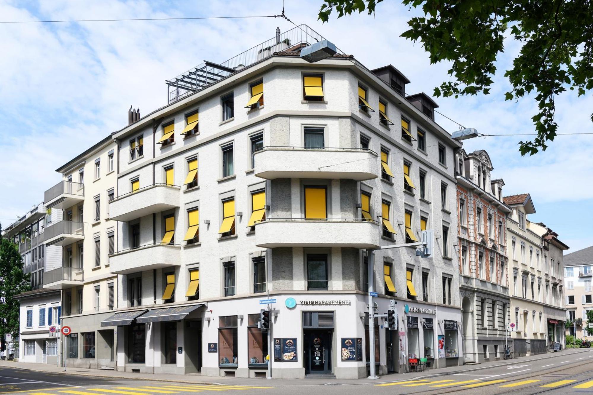 Visionapartments Brandschenkestrasse - Contactless Check-In Zürih Dış mekan fotoğraf
